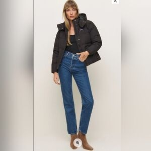 Reformation Cynthia High Rise Straight Jeans Blue - Size 28